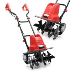 Elettrozappa 1500 W 400 Rpm Al Minimo Profondità Di Lavoro 220 Mm Motozappa Da Giardino Fresa