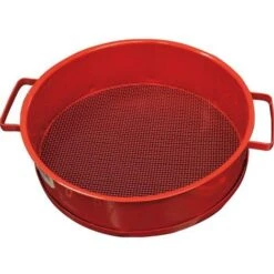 Crivello Setaccio Crivo Muratore Fondo Fisso Acciaio Verniciato Maglia 3x3 Mm