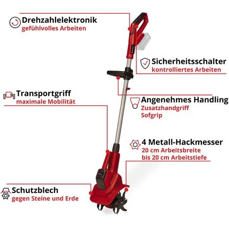 Einhell 18 V Batterie Batteria Imballaggio GE-CR 18/20 LI E POWER X-Cambia Dispositivo Solista - immagine 3