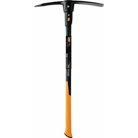 Fiskars Piccone IsoCore L Per Lavori Pesanti Su Terreni Duri E Sassosi, Lunghezza: 91 Cm, Peso: 3,4 Kg, Nero/Arancione, 1020166 - immagine 3