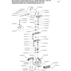 Eurosystems RICAMBIO PROTEZIONE INTERNA TESTINA MOV.LAME Per Barra Falciante P70