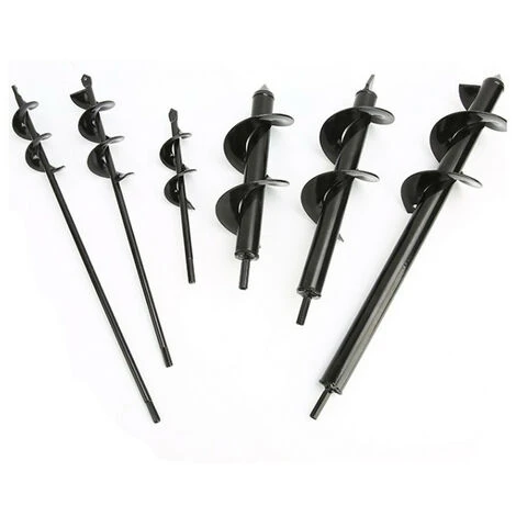 Trivella Da Giardino, Acciaio Inossidabile Con Manico Esagonale, Trivella Calda, Fori Per Scavare In Profondità, Comodo Strumento Per Piantare Fiori E Arbusti (diametro 4,6 Cm X Lu - immagine 3