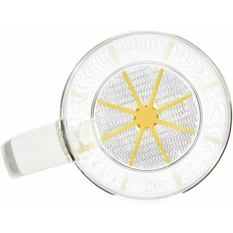 Setaccio Meccanico Setaccio Per Farina In Acciaio Setaccio A Maglia Fine Strumenti Per La Cottura Setaccio Per Farina Con Una Sola Mano Grande Setaccio Per Farina Giallo Setaccio Per Farina, 16 X 11,5 - immagine 5